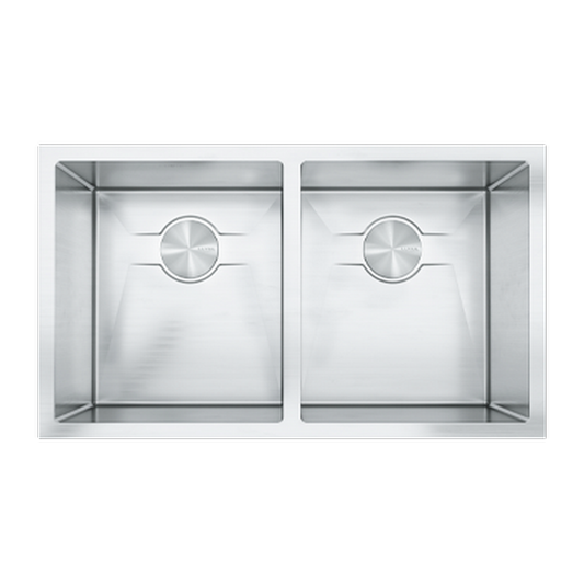 33-inch Undermount Kitchen Sink Double Bowl Combo Max